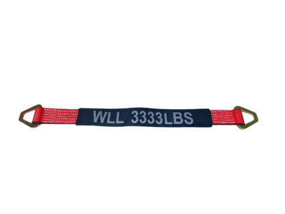 2" x 24" Axle Strap w/ D-Rings & Cordura Sleeve