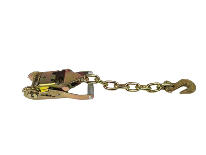 2" Ratchet Handle w/ 5/16" G70 Chain and Grab Hook