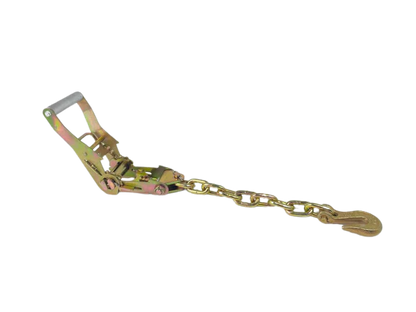 2" Ratchet Handle w/ 5/16" G70 Chain and Grab Hook