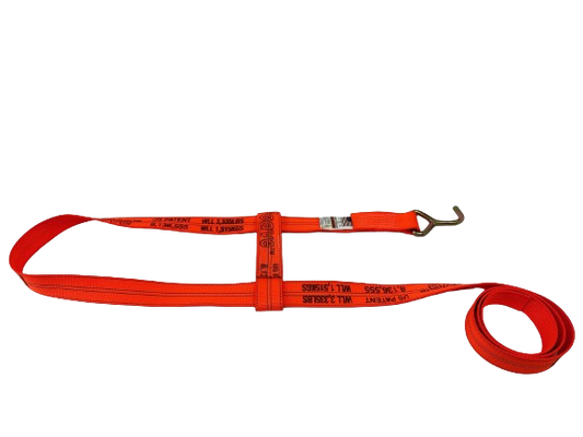 2" x 10' Diamond Weave Basket Wheel Lift Strap w/ Finger Hook