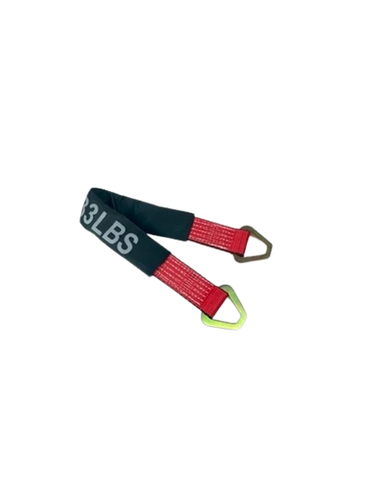 2" x 24" Axle Strap w/ D-Rings & Cordura Sleeve