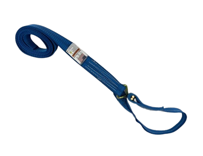 2" x 10' Sewn Loop Wheel Strap w/ Wire Hook