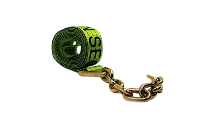 2" X 14' Heavy Duty TECNIC Strap with 12" Chain Tail