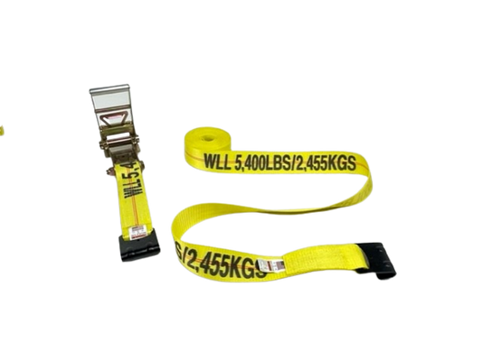3" x 30' Ratchet Assembly with Flat Hooks