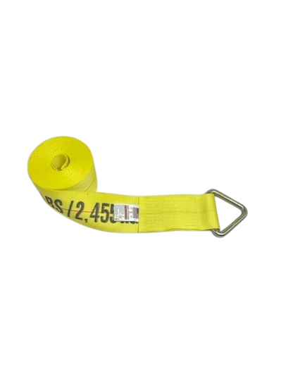 4" x 30' Winch Strap with D-Ring