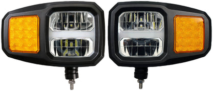 Heated LED Snow Plow light kit