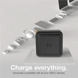 NOCO - XGrid X140: 140W Dual-Port USB-C GaN Charger with PD 3.1, QC 5.0, PPS – 2 Port, Fast Charging, Foldable Plug, UL Listed - Black