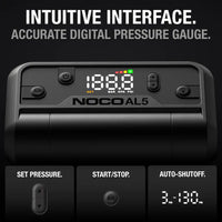 NOCO Lithium AL5 130 PSI Portable Tire Inflator 17LPM
