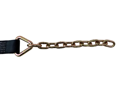 18' Tow Strap with 12" 5/16 G70 Chain Tail