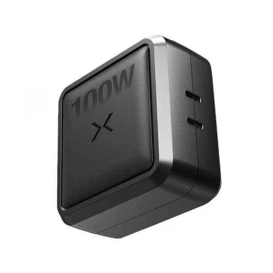 NOCO - XGrid X100: 100W USB-C GaN Charger with 2 Port, PPS – Fast Charging, Foldable Plug, UL Listed-Black