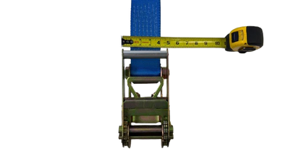 3" x 6' Heavy Duty Short Handle Ratchet Under Lift Strap with Protective Sleeve