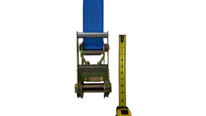 3" x 6' Heavy Duty Short Handle Ratchet Under Lift Strap with Protective Sleeve