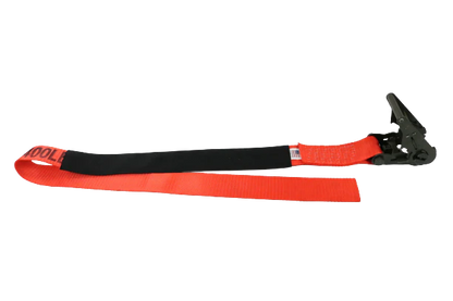 3" x 6' Heavy Duty Short Handle Ratchet Under Lift Strap with Protective Sleeve
