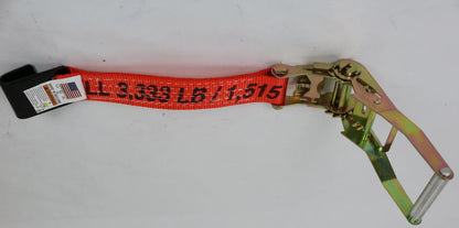 2" x 30'™ Ratchet Assembly with Flat Hooks