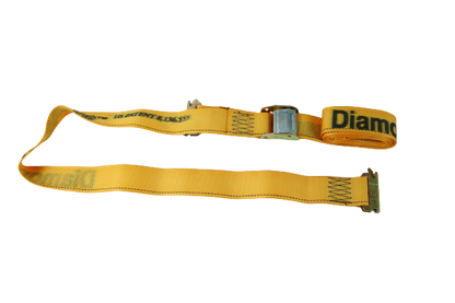 2" x 12' Interior Van Strap Cam Buckle Assembly with E-Track Fittings