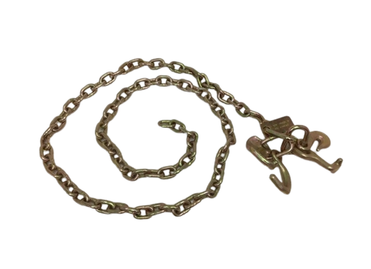 5/16" x 8' Auto Transport Chain w/ Cluster Hook