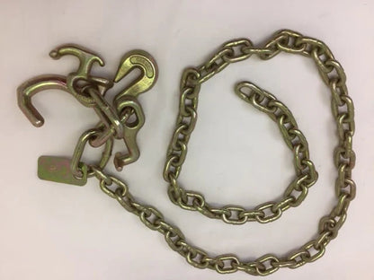 5/16" x 6' G70 Auto Transport Chain w/ Cluster Hook