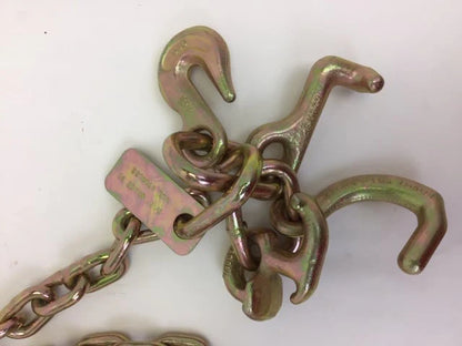 5/16" x 8' Auto Transport Chain w/ Cluster Hook