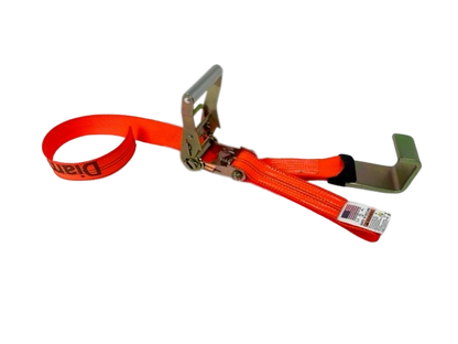 2" X 4' Gas Cylinder Ratchet w/ Loop & Strap w/ Waste Hook