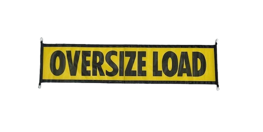 Mesh Oversize Load Sign w/ Bungees