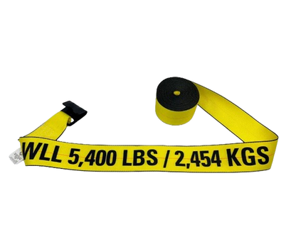 4" x 40' Winch Strap w/ Flat Hook