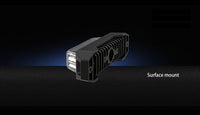 Amber/White LED High Powered Strobe w/ 3 Mounting Options